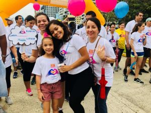 Caminata Susie Thrayer - Fundacancer, Panamá 2019.