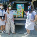 200 “love boxes” to children hospitalized in a Panama Children’s hospital. – August 2021